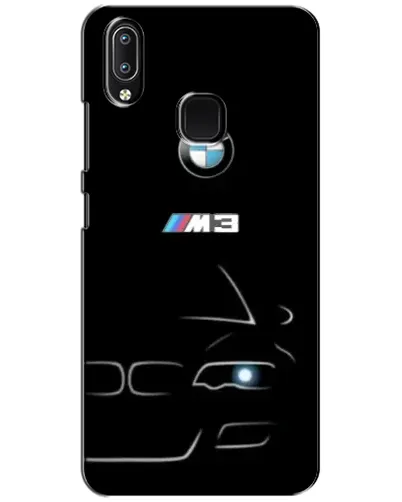 Чехол для Vivo Y93 Lite с картинкой «Минималистичный принт BMW M3»