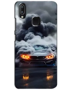 Чехол для Vivo Y93 Lite с картинкой «BMW в дыму»