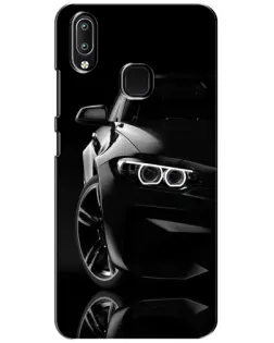 Чохол для Vivo Y93 Lite з картинкою «Чорна BMW — профіль»