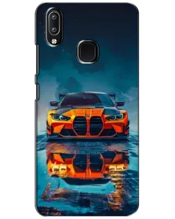 Чохол для Vivo Y93 Lite з картинкою «BMW — золота емблема»
