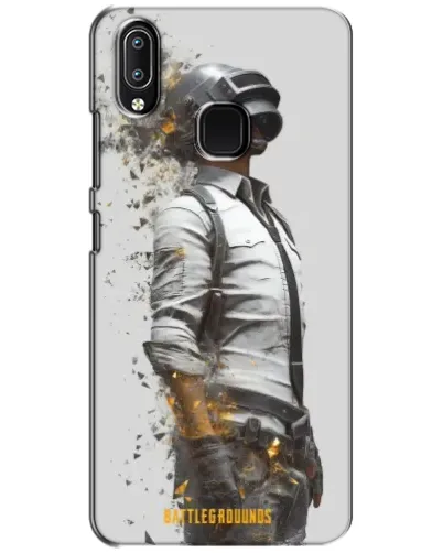 Чехол для Vivo Y93 Lite с картинкой «PUBG — боец в пыли»
