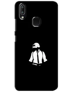 Чехол для Vivo Y93 Lite с картинкой «PUBG — белый шлем»