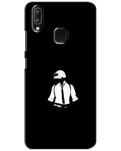 Чехол для Vivo Y93 Lite с картинкой «PUBG — белый шлем»