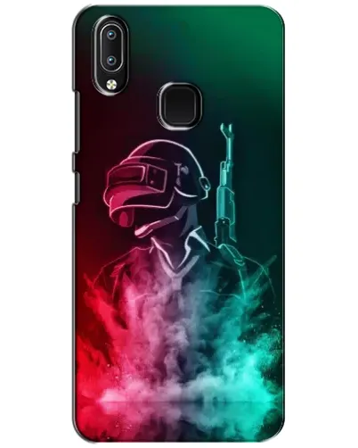 Чехол для Vivo Y93 Lite с картинкой «PUBG — огненный воин»