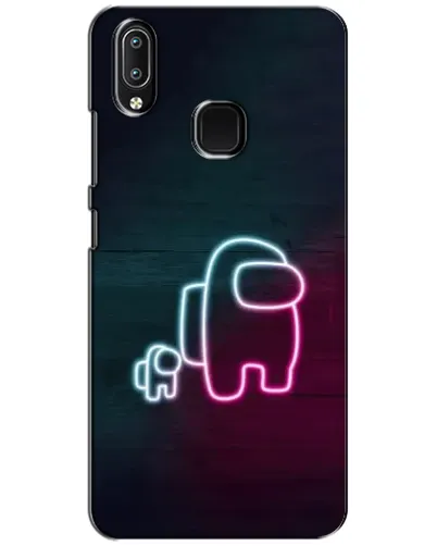 Чехол для Vivo Y93 Lite с картинкой «Among Us неон-арт» Чехол для Vivo Y93 Lite с картинкой «Among Us неон-арт»