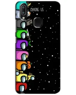Чехол для Vivo Y93 Lite с картинкой «Команда Among Us»