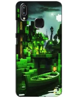 Чехол для Vivo Y93 Lite с картинкой «Minecraft лесной пейзаж»