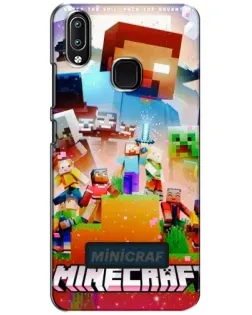 Чехол для Vivo Y93 Lite с картинкой «Minecraft герои игры»