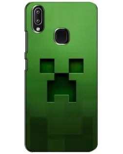 Чехол для Vivo Y93 Lite с картинкой «Крипер микро-дизайн»
