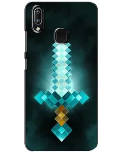 Чехол для Vivo Y93 Lite с картинкой «Алмазный меч неон»