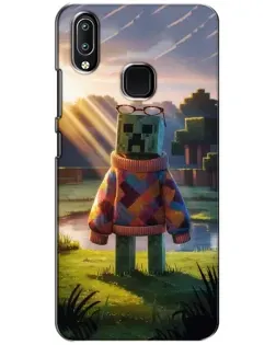 Чехол для Vivo Y93 Lite с картинкой «Крипер в свитере»