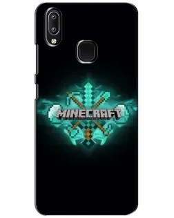 Чехол для Vivo Y93 Lite с картинкой «Minecraft Diamond лого»