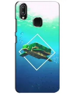 Чохол для Vivo Y93 Lite з картинкою «Черепаха Minecraft»