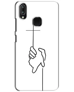 Чехол для Vivo Y93 Lite с картинкой «Рука держит» Чехол для Vivo Y93 Lite с картинкой «Рука держит»