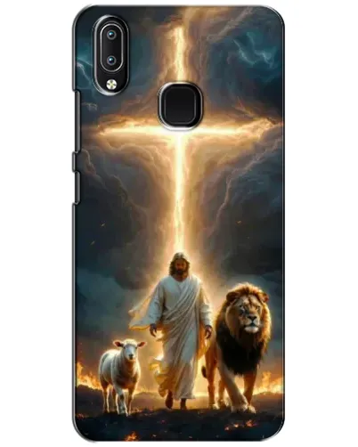Чехол для Vivo Y93 Lite с картинкой «Лев Иуды и Свет»
