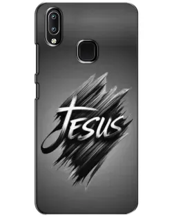 Чехол для Vivo Y93 Lite с картинкой «Надпись Jesus Graffiti»