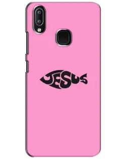 Чехол для Vivo Y93 Lite с картинкой «Розовый символ  Jesus»