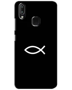 Чохол для Vivo Y93 Lite з картинкою «Символ риби Jesus»