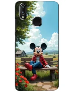 Чехол для Vivo Y93 Lite с картинкой «Микки на скамейке»
