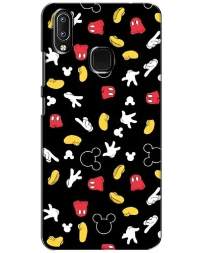 Чехол для Vivo Y93 Lite с картинкой «Графический принт лапок»
