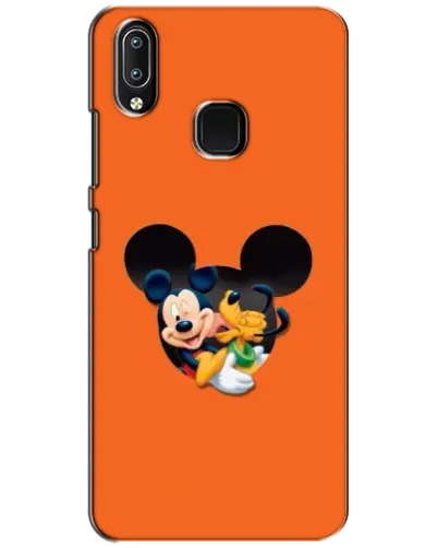 Чехол для Vivo Y93 Lite с картинкой «Сердце Микки Минни»