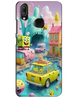 Чехол для Vivo Y93 Lite с картинкой «Монстр-трак приключения»