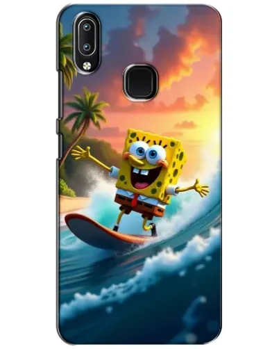 Чехол для Vivo Y93 Lite с картинкой «Губка Боб серфингист» Чехол для Vivo Y93 Lite с картинкой «Губка Боб серфингист»