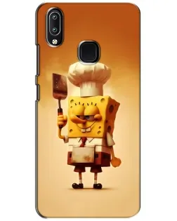 Чехол для Vivo Y93 Lite с картинкой «Губка Боб повар»