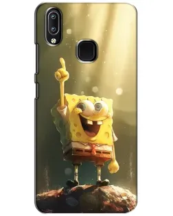 Чехол для Vivo Y93 Lite с картинкой «Сияющий Спанч Боб»
