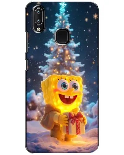 Чехол для Vivo Y93 Lite с картинкой «Рождественский Спанч Боб» Чехол для Vivo Y93 Lite с картинкой «Рождественский Спанч Боб»