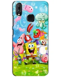 Чохол для Vivo Y93 Lite з картинкою «Губка Боб та друзі»