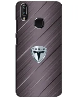 Чехол для Vivo Y93 Lite с картинкой «Металлическая текстура Tesla»