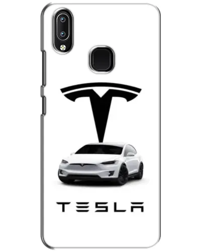Чехол для Vivo Y93 Lite с картинкой «Tesla White Style»
