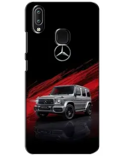 Чехол для Vivo Y93 Lite с картинкой «Mercedes G-Class красный»