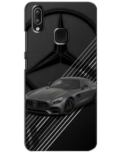 Чехол для Vivo Y93 Lite с картинкой «Mercedes AMG — графика»