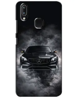 Чехол для Vivo Y93 Lite с картинкой «Mercedes в дыму»