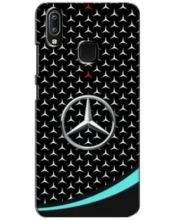 Чехол для Vivo Y93 Lite с картинкой «Mercedes — бирюзовый акцент»