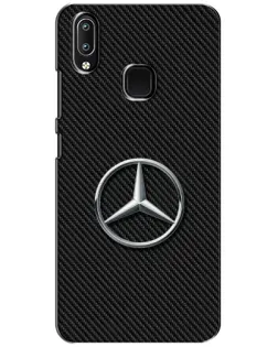 Чехол для Vivo Y93 Lite с картинкой «Карбоновый Mercedes стиль»