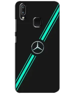 Чехол для Vivo Y93 Lite с картинкой «Спортивные линии Mercedes»