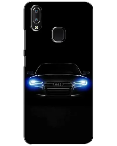 Чехол для Vivo Y93 Lite с картинкой «Audi в неоне»
