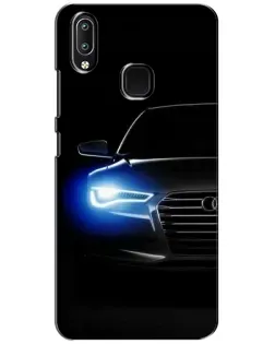 Чехол для Vivo Y93 Lite с картинкой «Неоновый взгляд Audi»