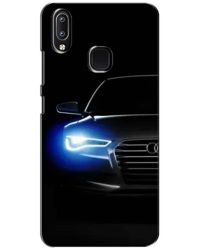 Чехол для Vivo Y93 Lite с картинкой «Неоновый взгляд Audi»