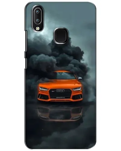 Чехол для Vivo Y93 Lite с картинкой «Audi в облаках дыма»