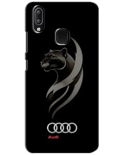 Чехол для Vivo Y93 Lite с картинкой «Графика — пантера и Audi»