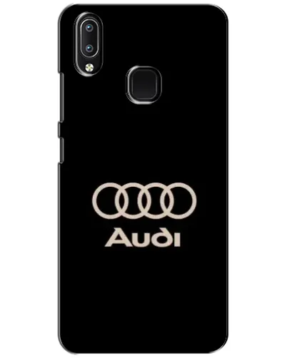 Чехол для Vivo Y93 Lite с картинкой «Audi — золотой логотип»