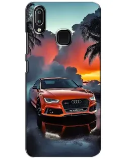 Чехол для Vivo Y93 Lite с картинкой «Audi — закат»