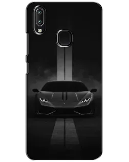 Чехол для Vivo Y93 Lite с картинкой «Lamborghini симметрия дорог»