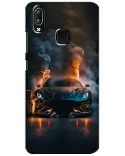 Чехол для Vivo Y93 Lite с картинкой «Lamborghini дымная эстетика»