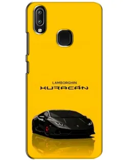 Чехол для Vivo Y93 Lite с картинкой «Lamborghini Huracan черный»