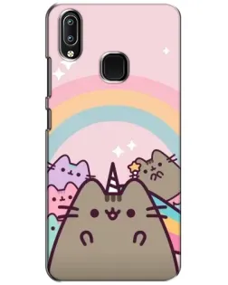 Чехол для Vivo Y93 Lite с картинкой «Единорог Pusheen»
